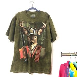 The Mountain “Buck Hunter” T-shirt Green Size XXL